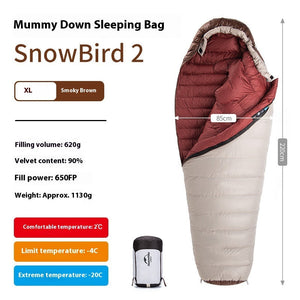 Experience Comfort Like Never Before with Our High Down Feather Sleeping Bag