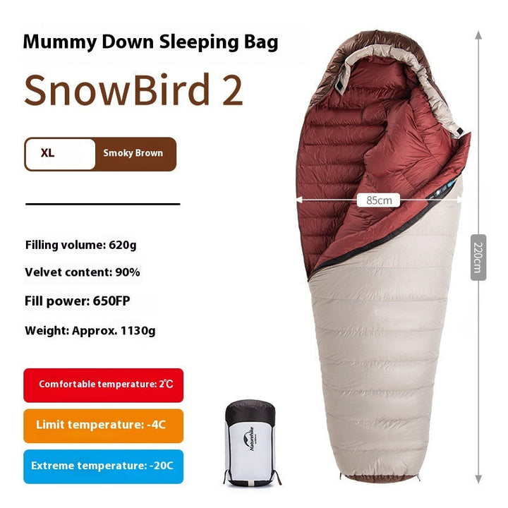 Experience Comfort Like Never Before with Our High Down Feather Sleeping Bag