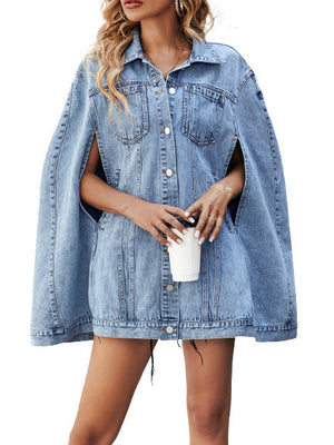 Irregular Loose Versatile Denim Jacket - Your New Wardrobe Essential