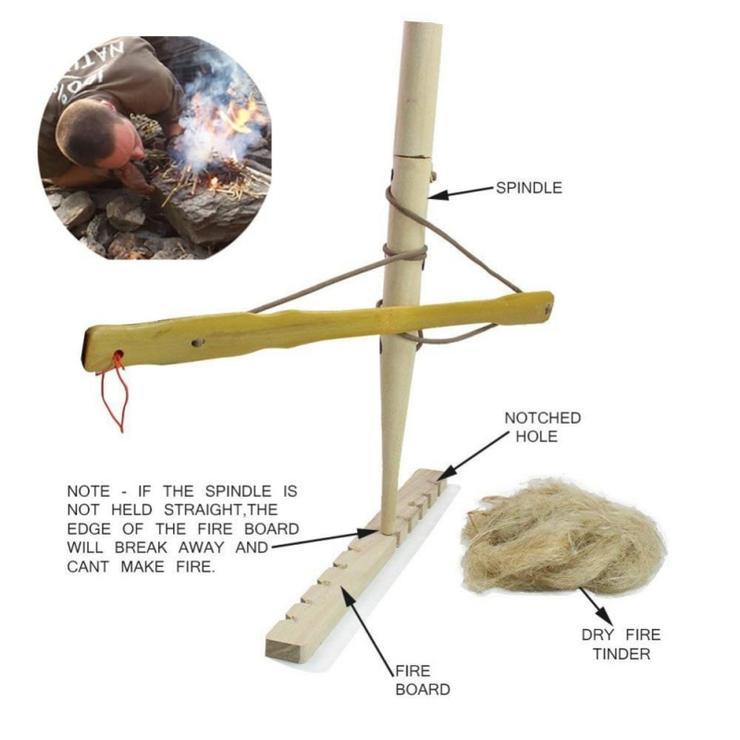 Unleash the Flame: Master the Art of Fire Starting with the Hand Bow Drill Fire Starter