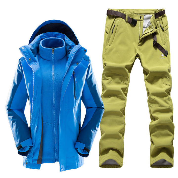 Discover the Ultimate Comfort with Our Two Piece Set of Plush Warm Hiking Pants