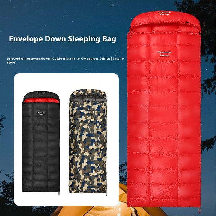 Outdoor Down-filled Warm Goose Down Sleeping Bag