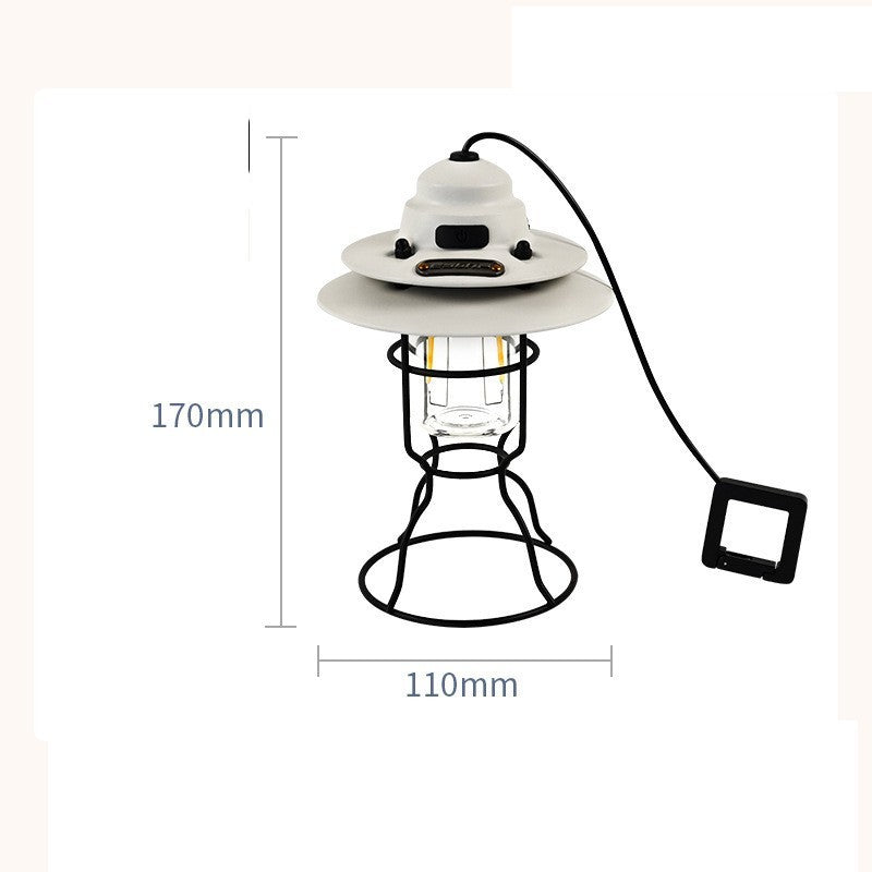 Portable Retro Barn Lantern Multifunctional Lighting