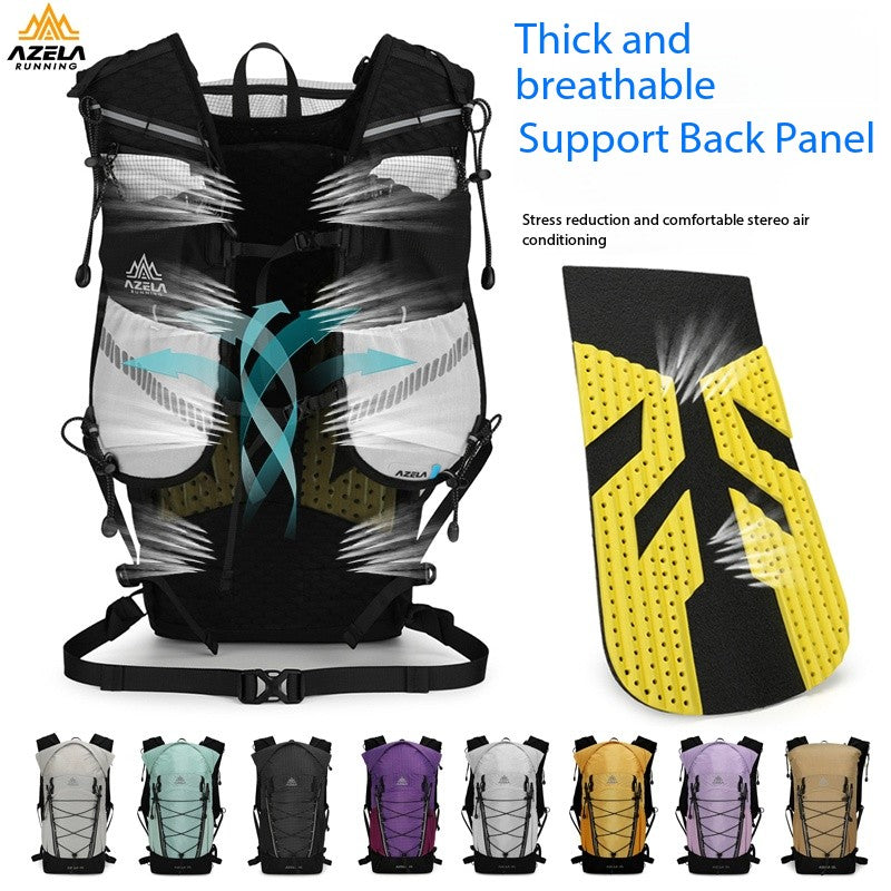 Lightweight Grid Pattern Trekking Daypack