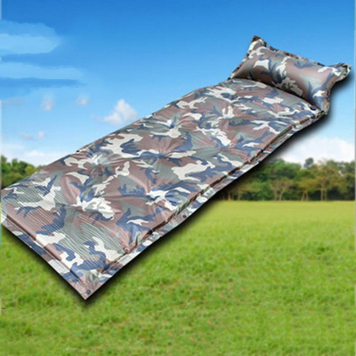 Camo Automatic Inflatable Cushion With Pillow