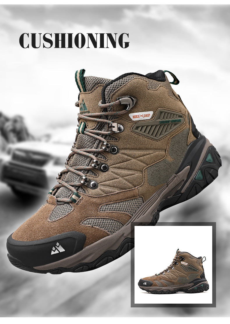 High-top Waterproof Non-slip Men's Hiking Shoes