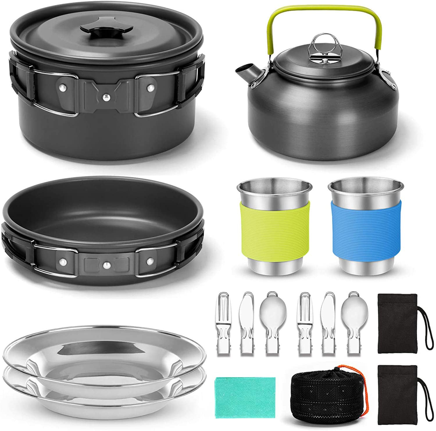Camping Cooker Teapot Combination Picnic Pot Set
