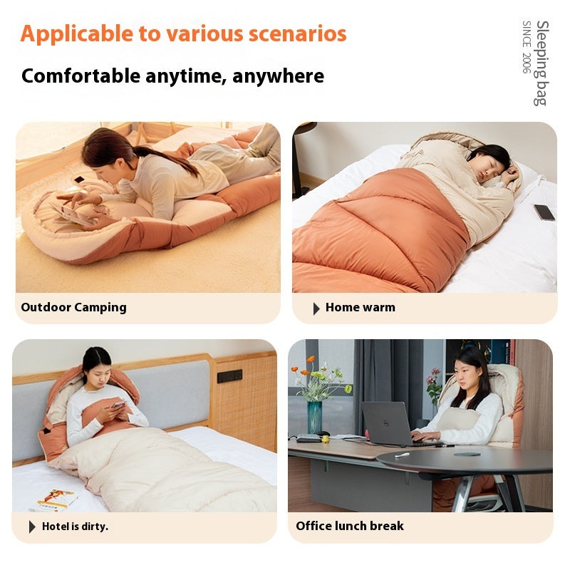 Thickened Cold Protection Warm Sleeping Bag