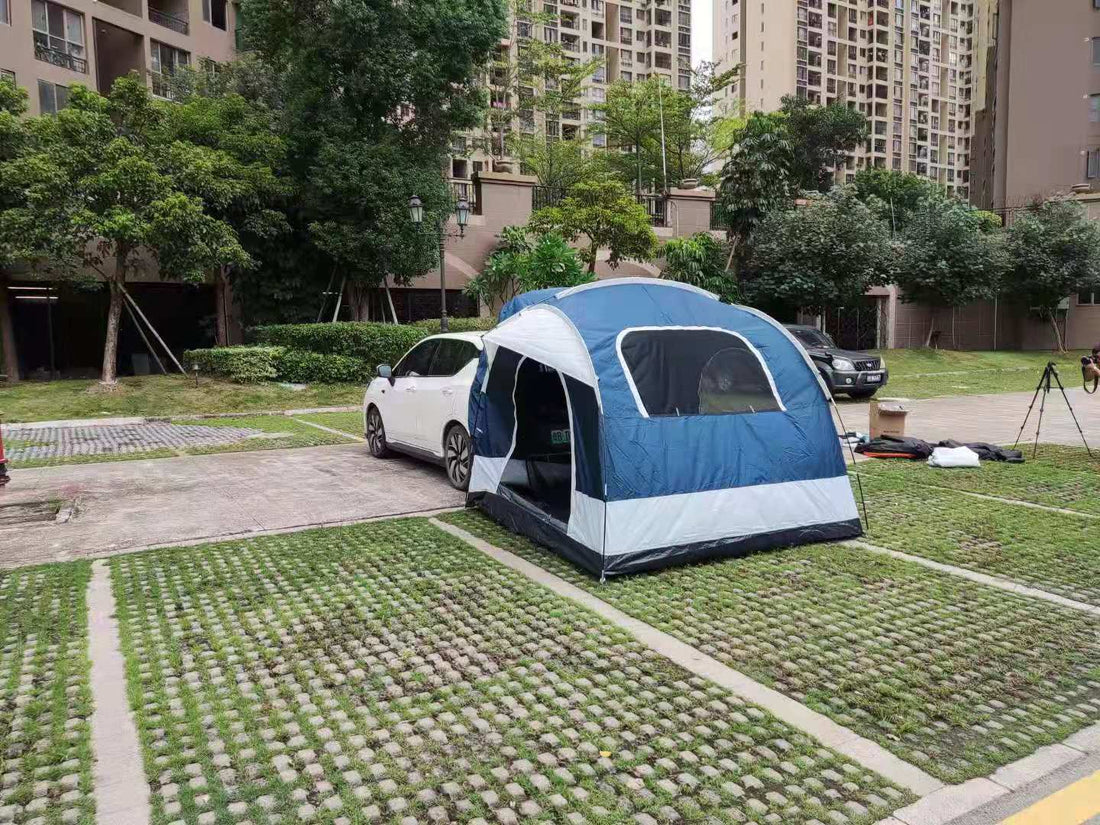 Outdoor Car Rear Double Tent Multifunctional Sunshade