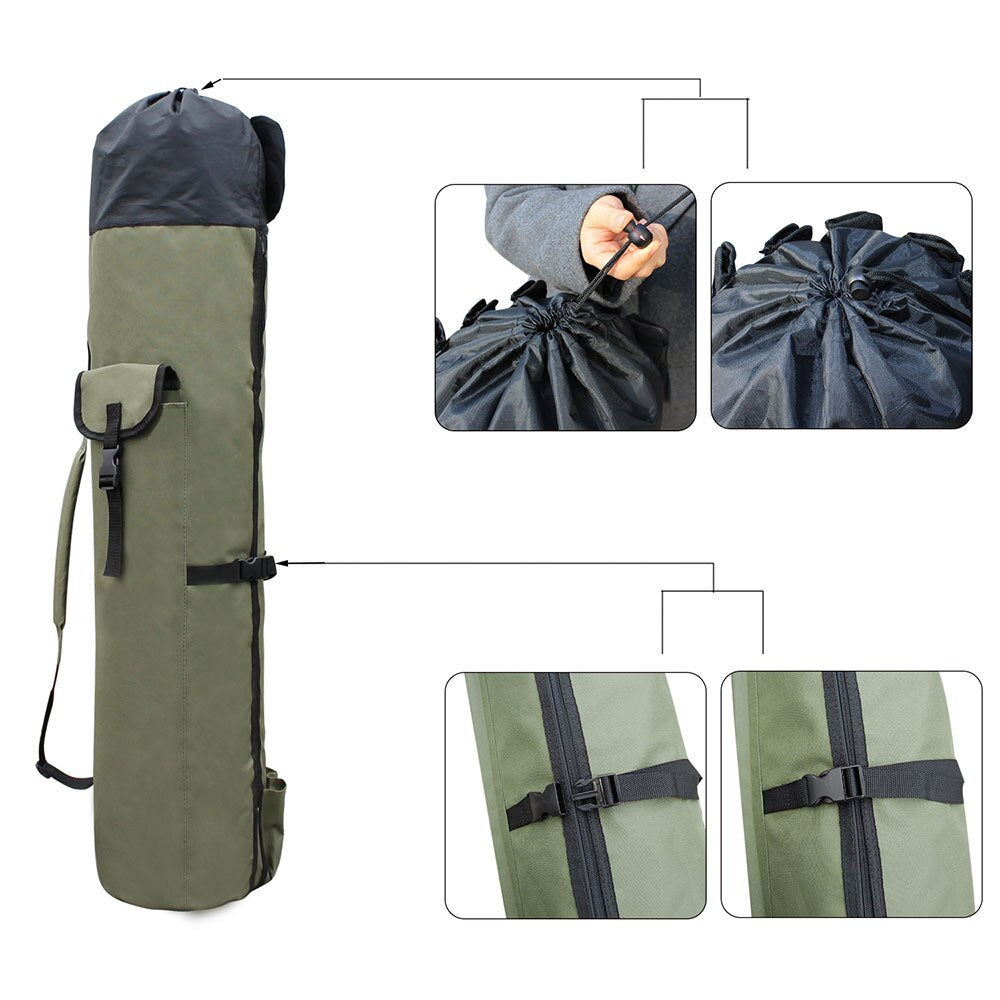 Fishing rod portable reel bag