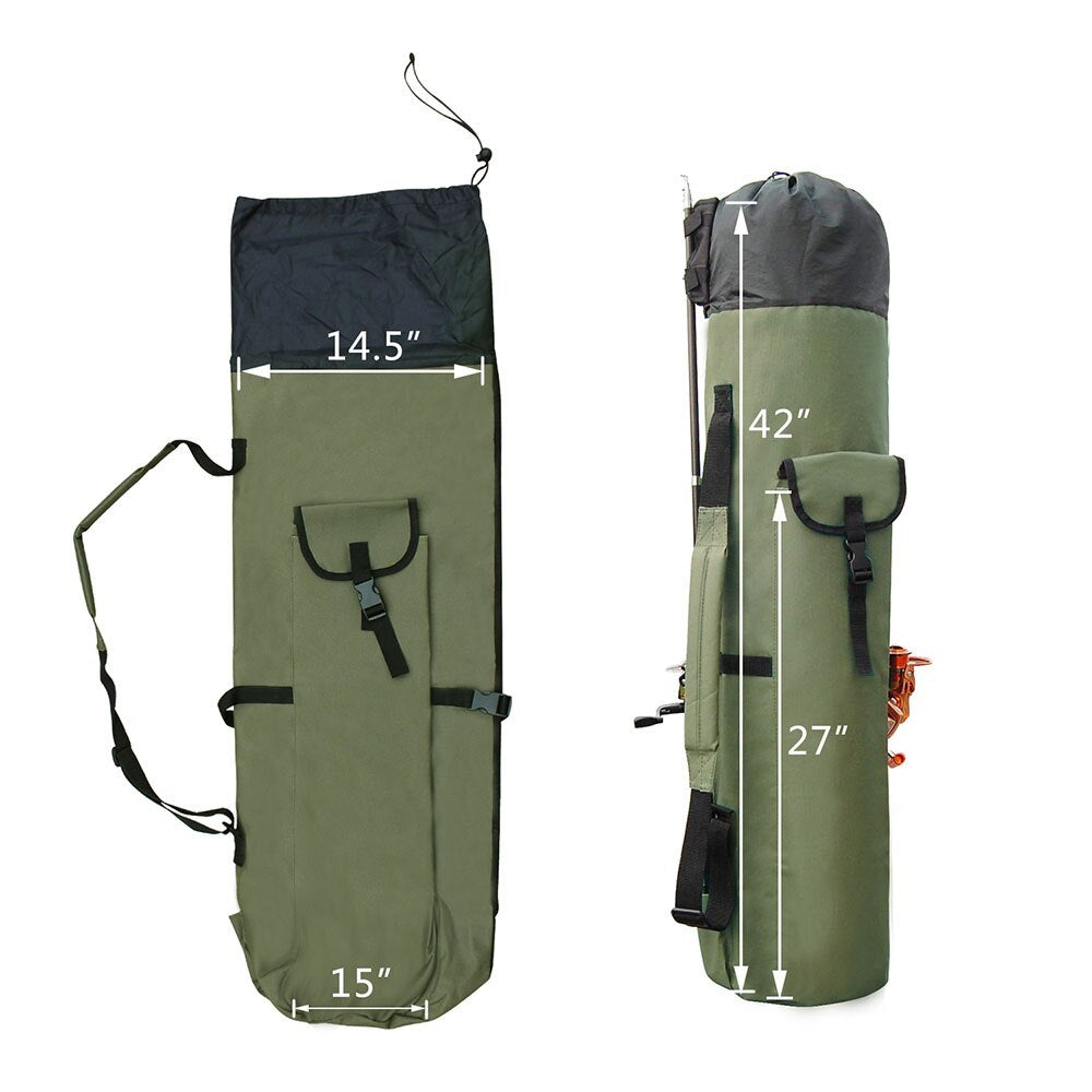 Fishing rod portable reel bag