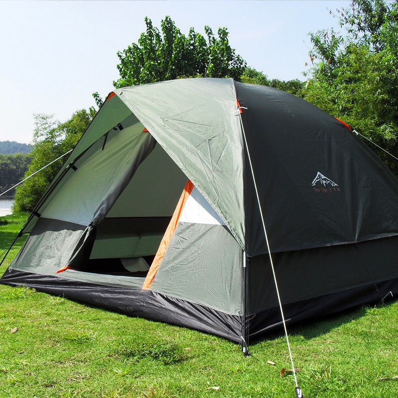 Double Deck Family Outdoor Camping Travel Tent