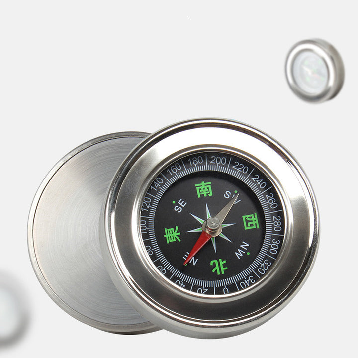 Stainless Steel Portable Outdoor Camping Compass