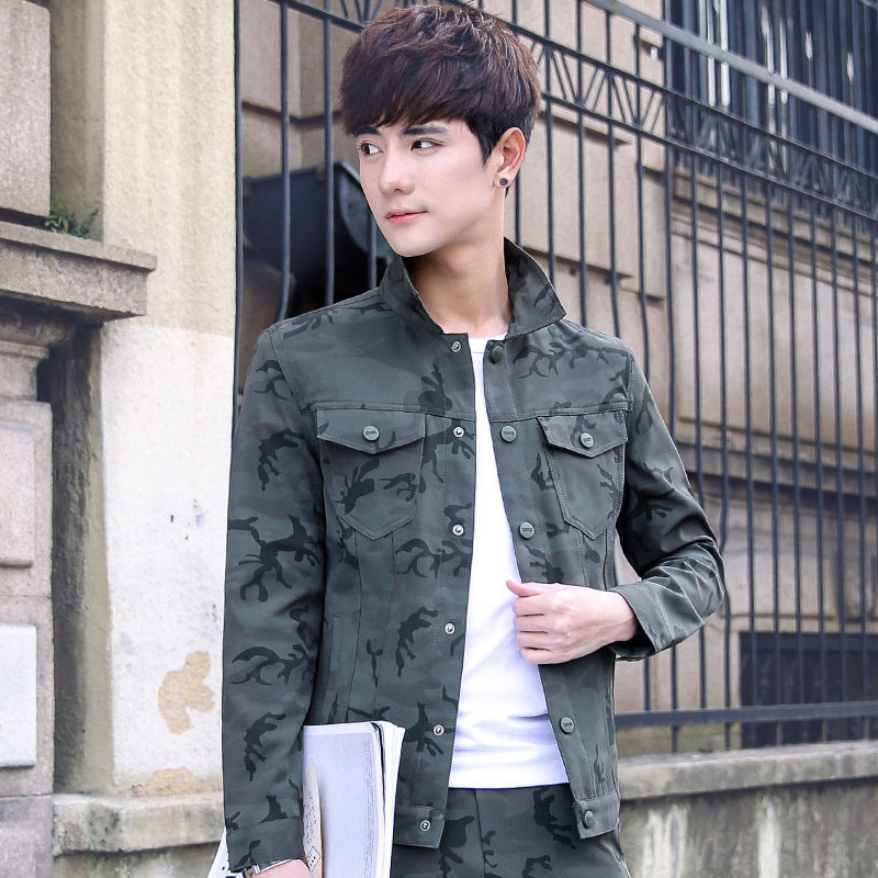 Camouflage Overalls Men's Jackets