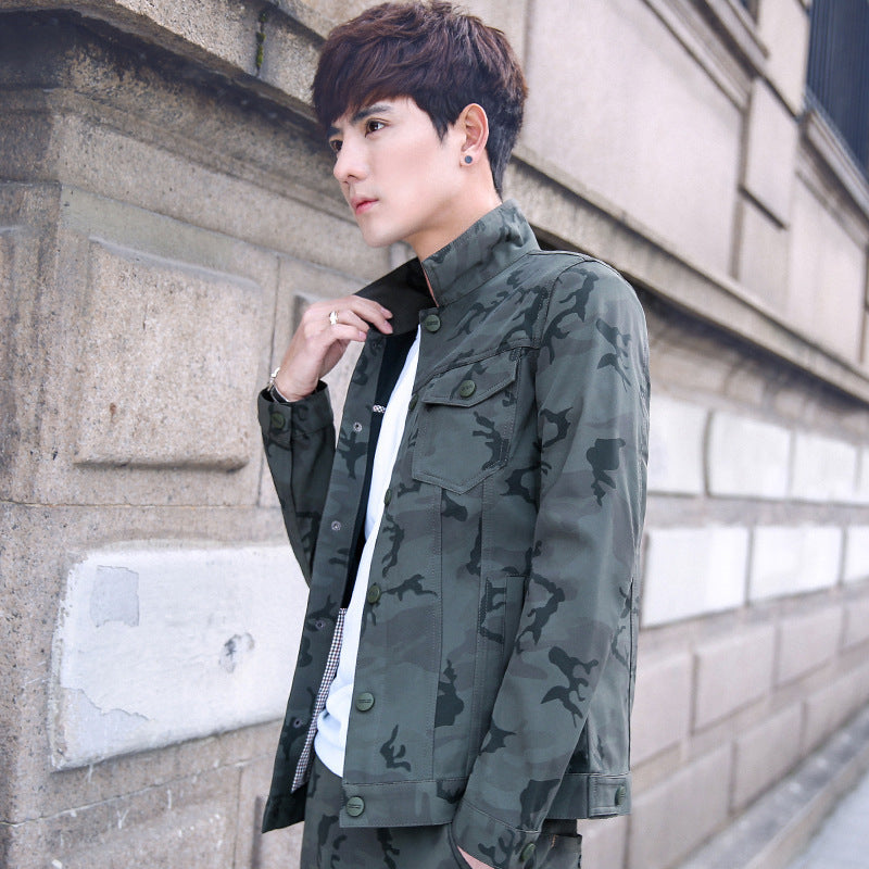Camouflage Overalls Men's Jackets