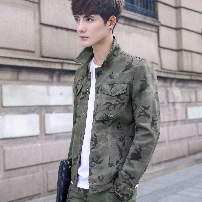 Camouflage Overalls Men's Jackets