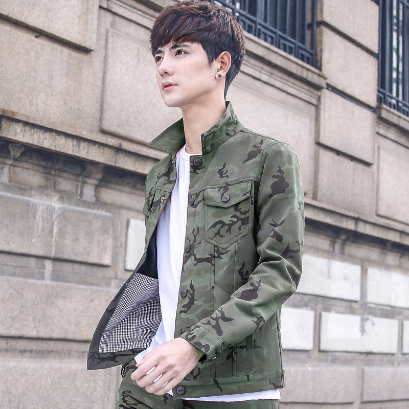 Camouflage Overalls Men's Jackets