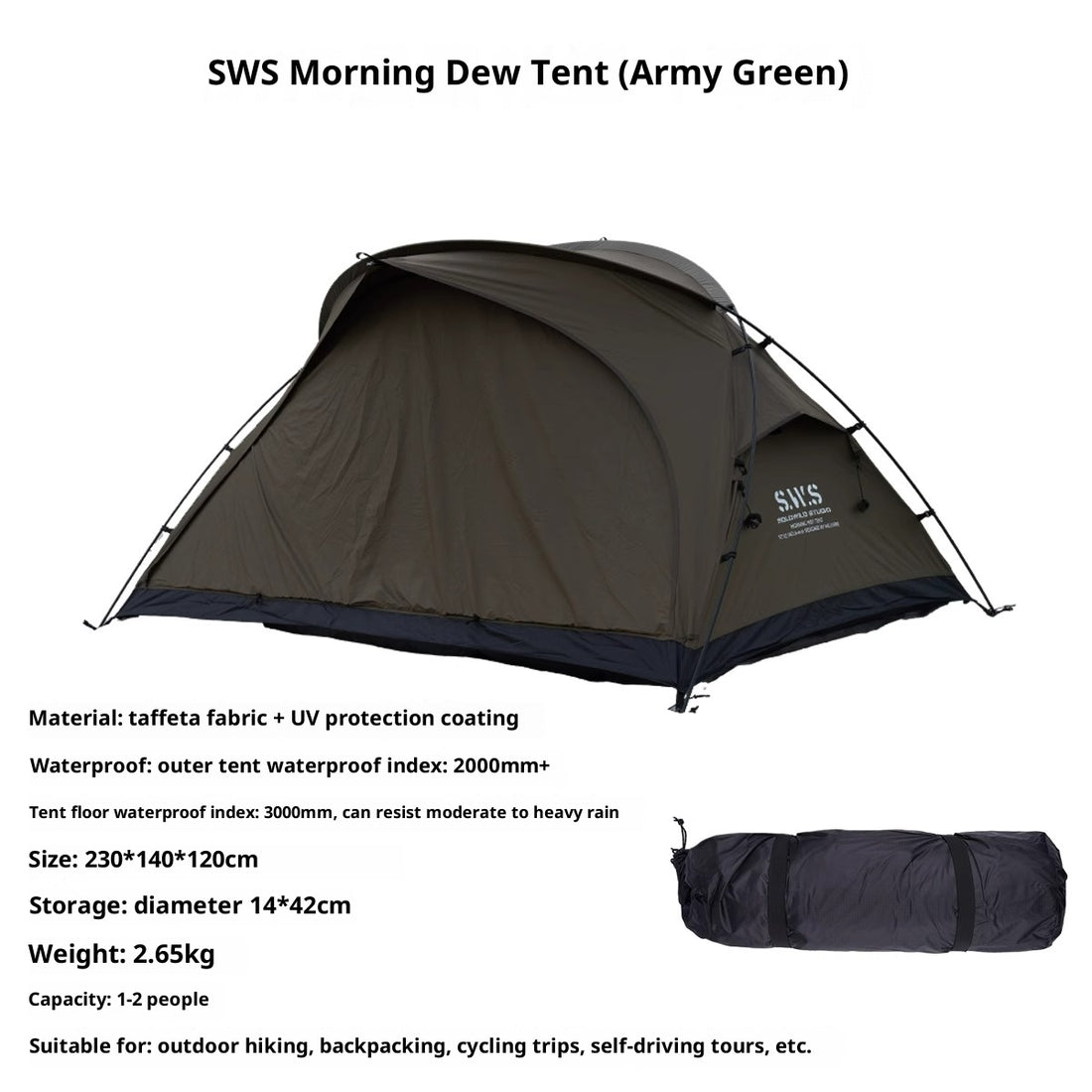 Sphere-shaped Tent Inner Tent Outdoor Waterproof Shelter