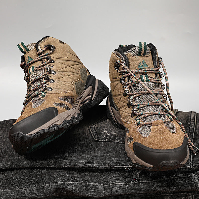High-top Waterproof Non-slip Men's Hiking Shoes