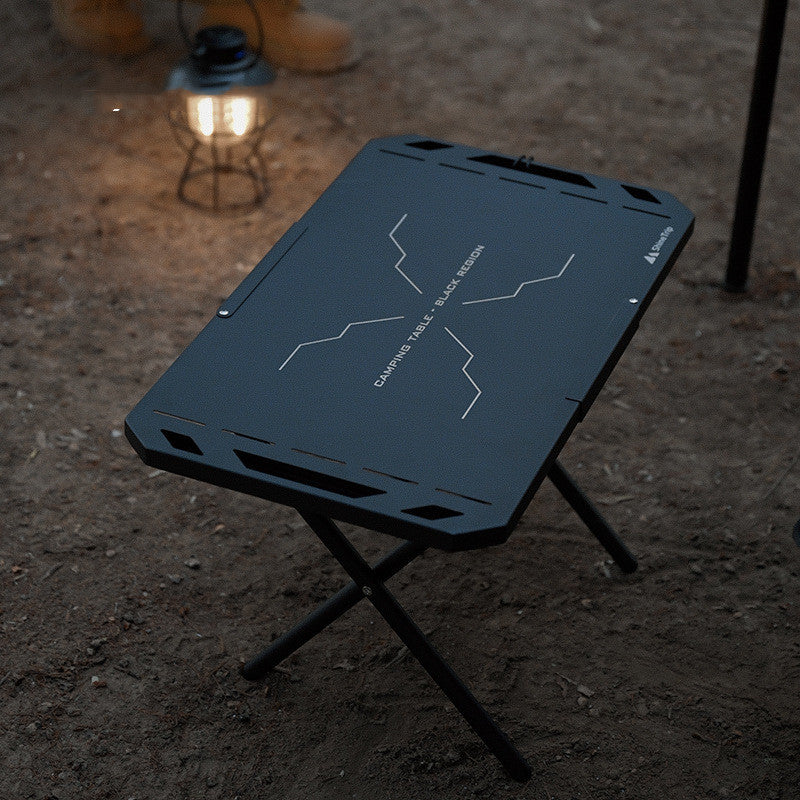 Portable Outdoor Camping Folding Small Steel Table