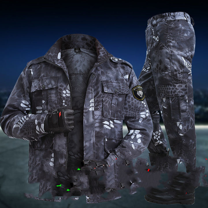 Black Python Pattern Camouflage Hunting Wear