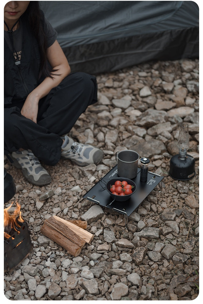 Outdoor Camping Aluminum Alloy Folding Table