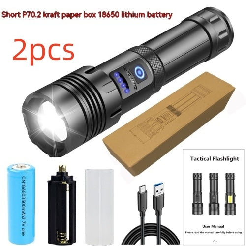 Flashlight Outdoor Camping Emergency Rechargeable