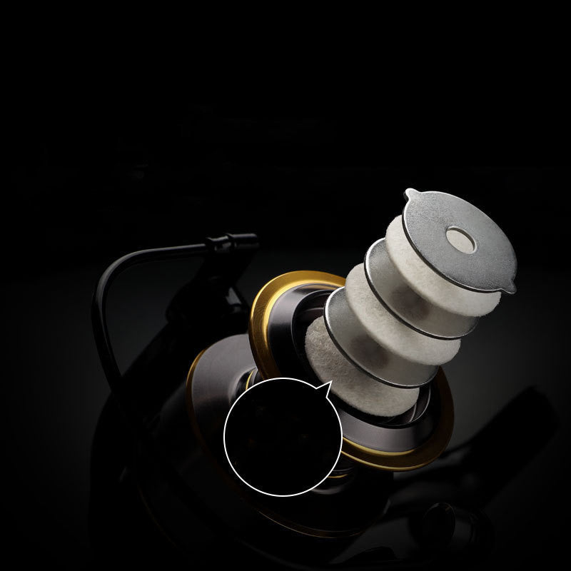 Fishing line wheel fishing rod