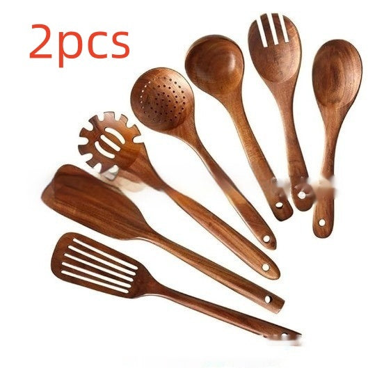 Wooden Spatula Cookware Kitchenware Set