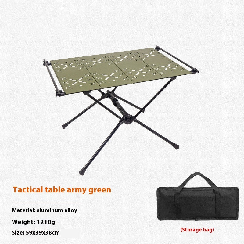 Outdoor Aluminum Alloy Camping Folding Table