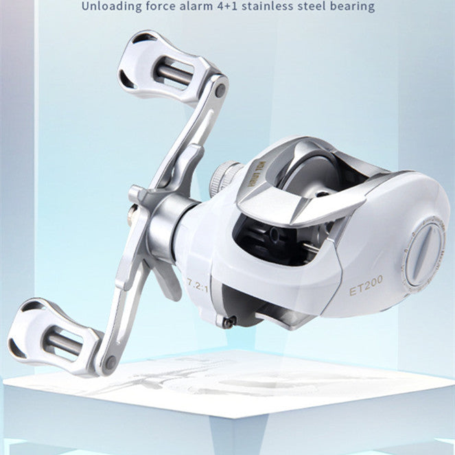 Small White Micro Item Bait Casting Reel