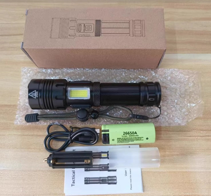Flashlight Outdoor Camping Emergency Rechargeable
