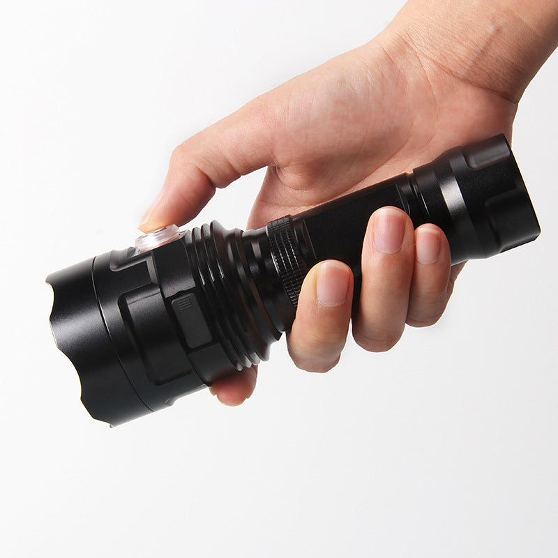 Powerful LED Flashlight XHP50 Tactical Torch
