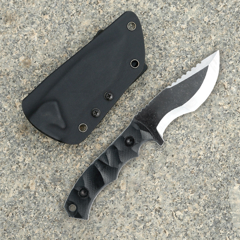 Outdoor Survival Straight Knife Self-defense Portable Knife