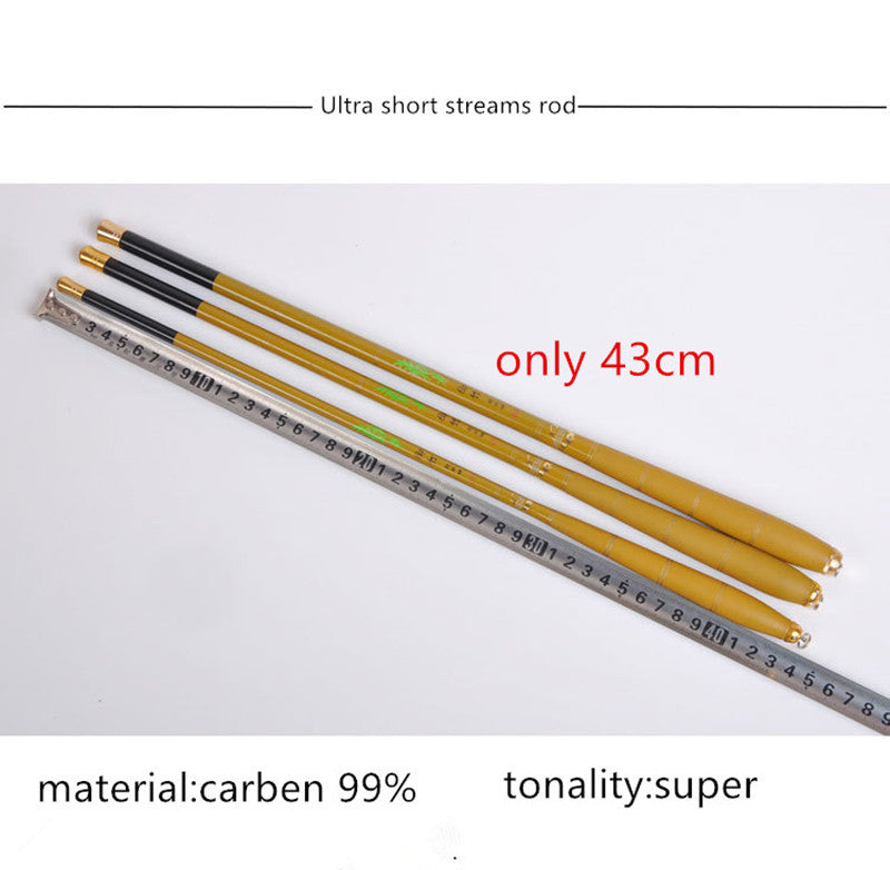 Short Section Fishing Rod Carbon Super Light