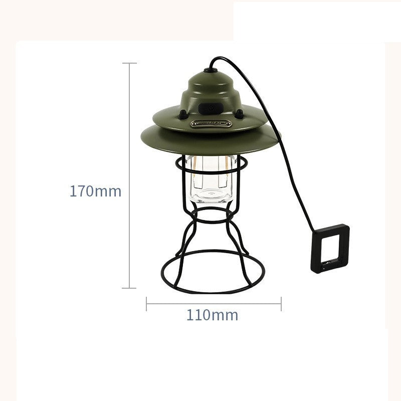 Portable Retro Barn Lantern Multifunctional Lighting