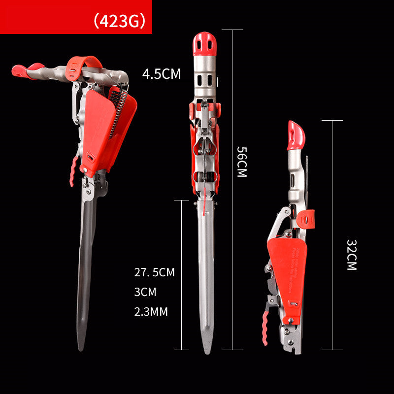 Fishing Rod Holder Spring Automatic Stainless Steel