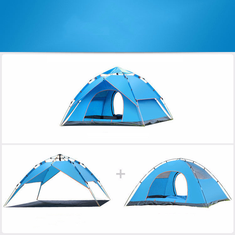 Automatic Quick-opening Double-decker Camping Tent