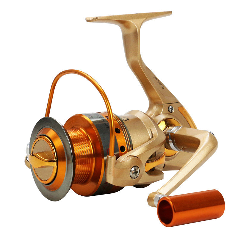Metal Head Rocker Fishing Reel Spinning Wheel