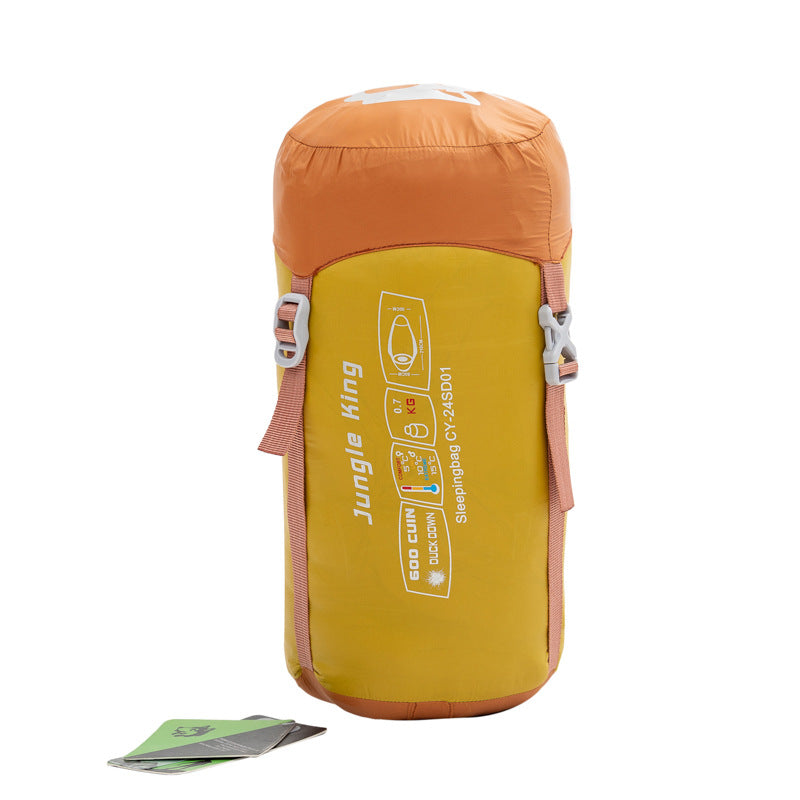 Outdoor Camping Mummy-style Color Block Sleeping Bag