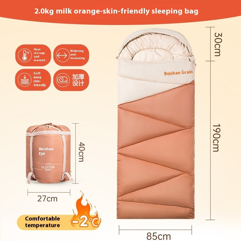 Thickened Cold Protection Warm Sleeping Bag