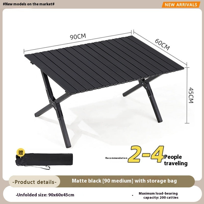 Outdoor Folding Egg Roll Table
