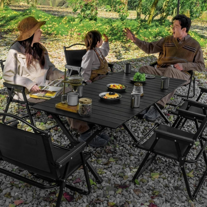 Outdoor Folding Egg Roll Table