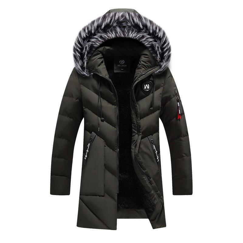 Medium Length Cold Proof Oversized Cotton Suit