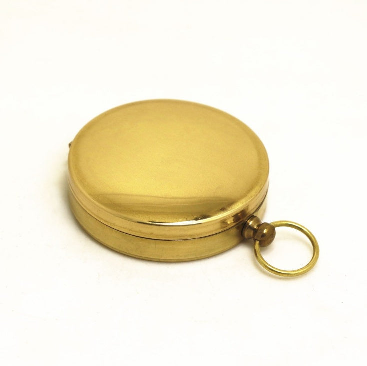 outdoor pocket watch copper compass