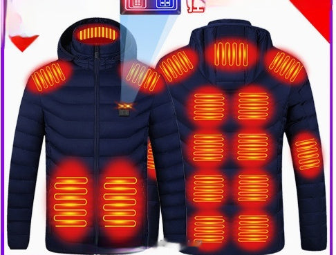 USB Charging And Heating Jacket Throughout The Body