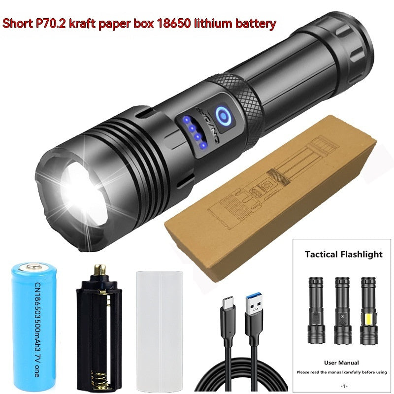 Flashlight Outdoor Camping Emergency Rechargeable