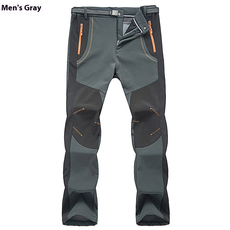 Warm And Breathable Fleece Padded Hiking Pants