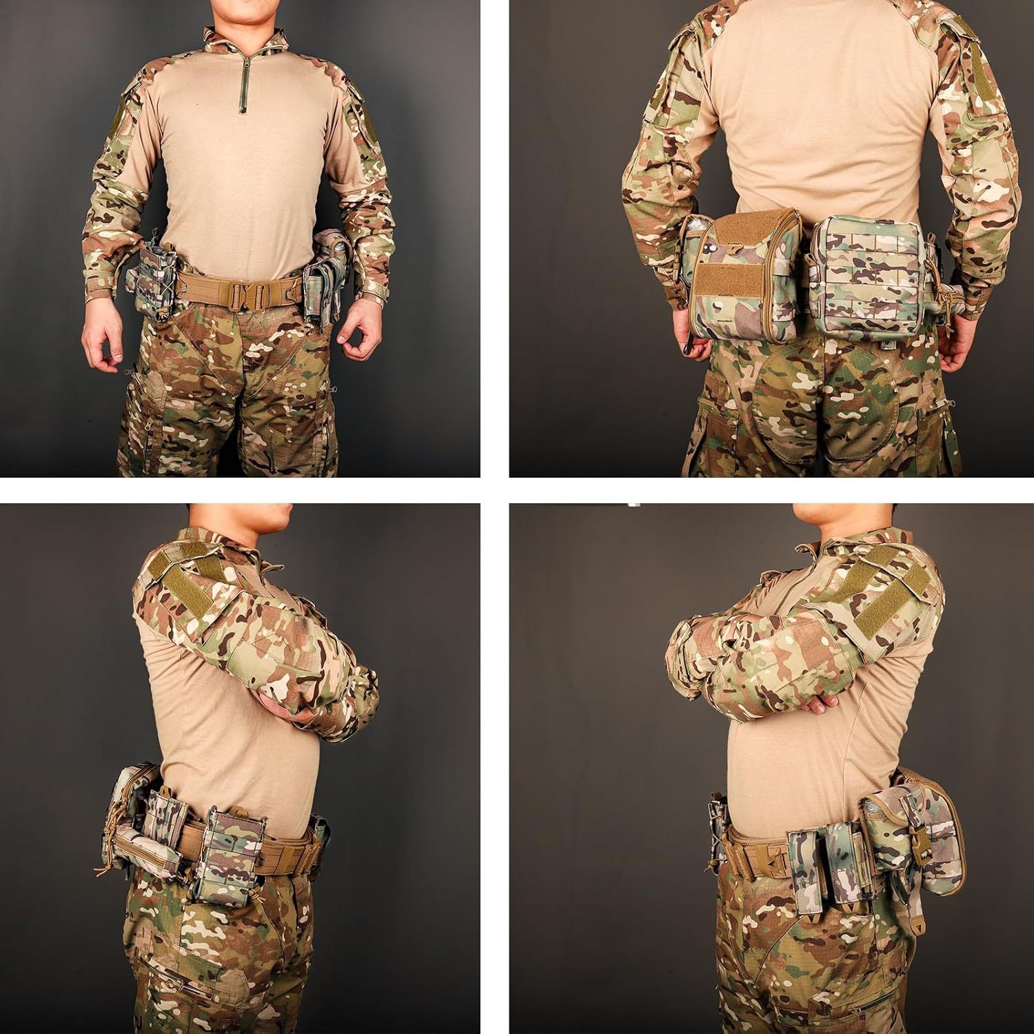 Eight-piece Set Quick Release Equipment Waist Bag