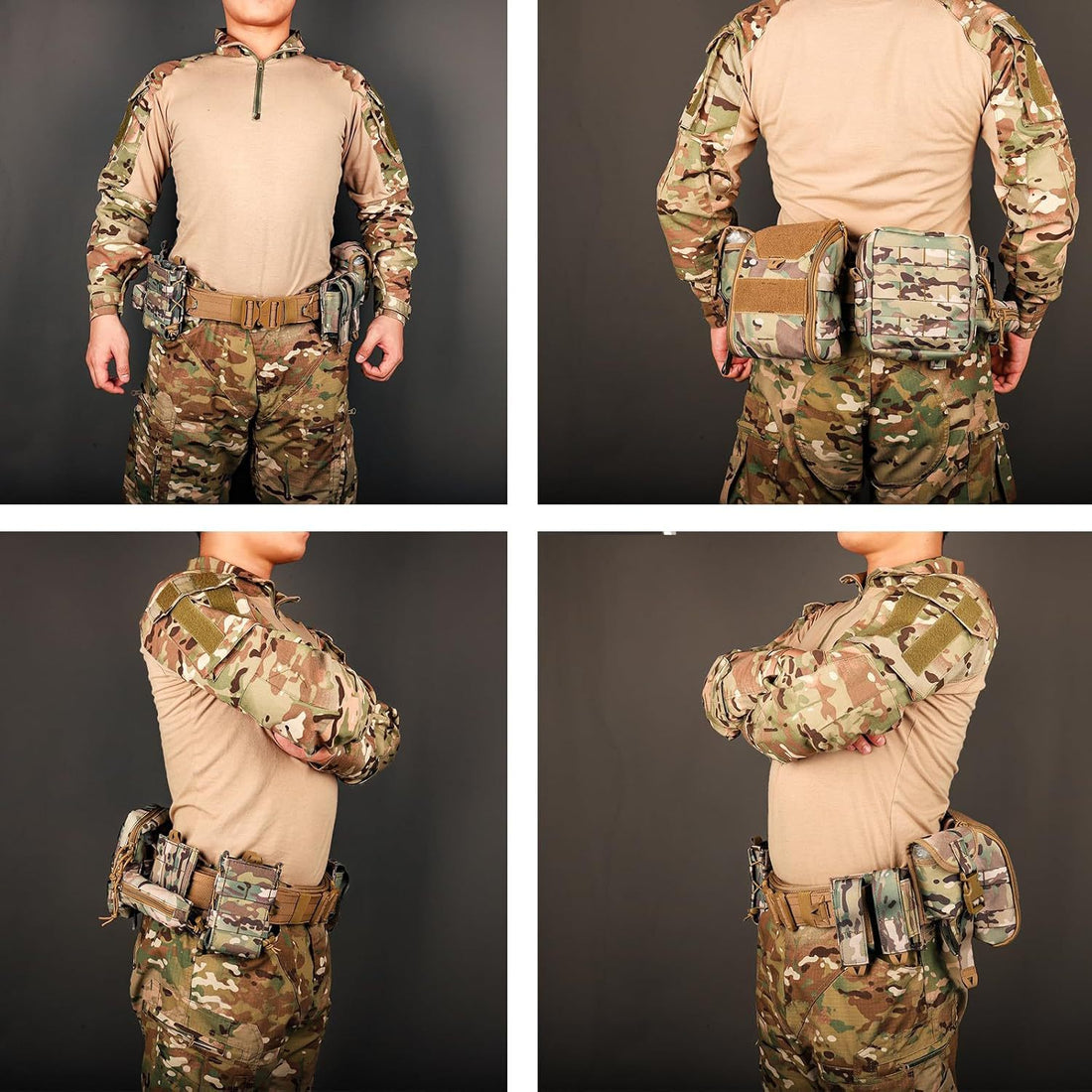 Eight-piece Set Quick Release Equipment Waist Bag